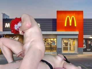 M@nyV1ds - Kosplay_Keri - Ronald McDonald pegged by Hamburglar Cam-7