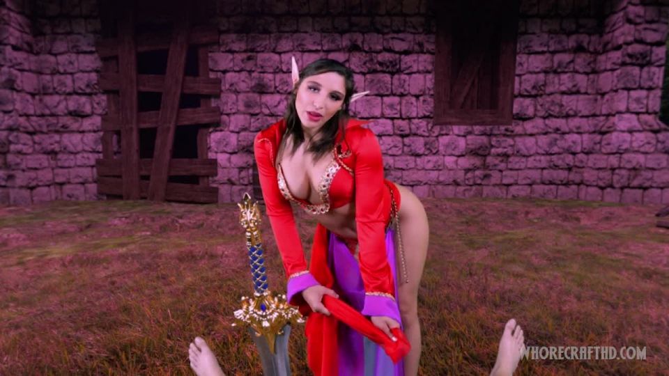 abella danger the elf mage sucks and fucks for mana