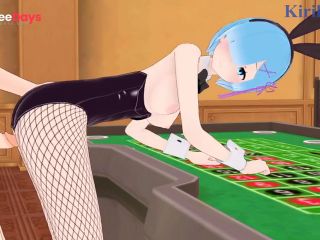 [GetFreeDays.com] Rem Bunny Girl and I have intense sex in the casino. - ReZero Hentai Adult Film February 2023-2