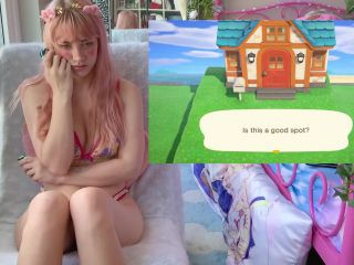 Indigo White Pt 1DECORATING MY HOUSE IN ACNH¡ (NAKED LETSPLAY) - INDIGO WHITE - 1080p-0