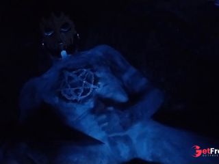 [GetFreeDays.com] Masked masturbation in UV body paint Porn Clip November 2022-0