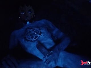 [GetFreeDays.com] Masked masturbation in UV body paint Porn Clip November 2022-2