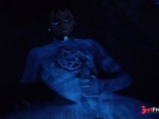 [GetFreeDays.com] Masked masturbation in UV body paint Porn Clip November 2022-5