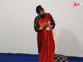 [GetFreeDays.com] Sexy Indian Bhabhi Sex With Large Dildo Porn Clip May 2023-0