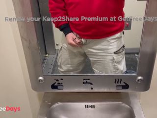 [GetFreeDays.com] Risky wank in public toilet, thick cumshot. Adult Film June 2023-2