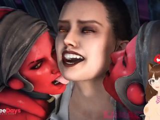 [GetFreeDays.com] Rey from Star Wars in a Foursome, each hole is full with dicks Futa animation - Jazziuu Sex Leak March 2023-2