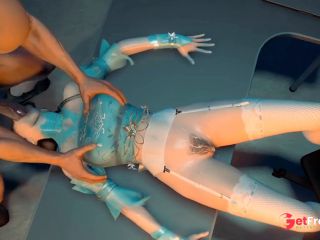 [GetFreeDays.com] 3D cute babe with sexy cosplay dress cheating with big cock Porn Film April 2023-3