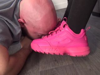 online clip 9 Miss Tiffany - Stinky Pink Running Sneakers Need To Be Cleaned By A Slaves Mouth - FullHD 1080p on fetish porn cerita sex femdom-3