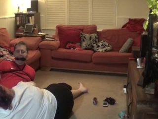 online xxx video 45 femdom tied handjob feet porn | Footballer tightly bound gagged and tortured by femdom | man tied up woman-9