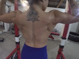 Pt 4GymBabe - Worship My Amazing Back Muscles-7