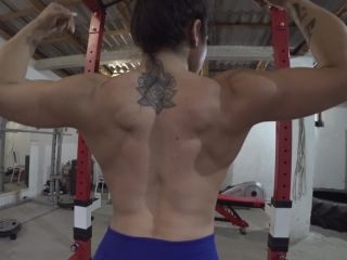 Pt 4GymBabe - Worship My Amazing Back Muscles-9