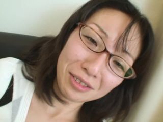 Slutty japanese cougar wearing glasses needs a good fuck!-3