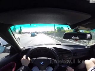 BMW makes young slut let you creampie her! - (Hardcore porn)-1