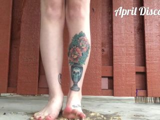 Goddess April Banana Trample - Foot Fetish-7