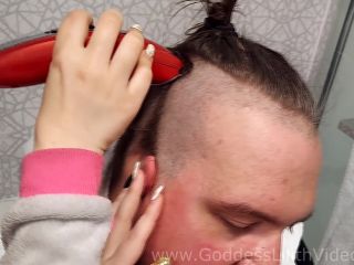 Pt 2Goddess Lilith - Shaving My Subbys Head-6
