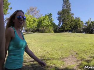 Blonde MILF nature walk anal  720p *-4