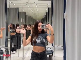 [GetFreeDays.com] See-through Try On Haul TransparentSee-through Lingerie  Very revealing Try On Haul at the Mall Porn Leak May 2023-0