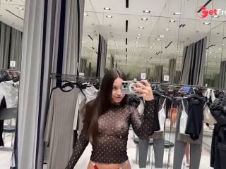 [GetFreeDays.com] See-through Try On Haul TransparentSee-through Lingerie  Very revealing Try On Haul at the Mall Porn Leak May 2023-9