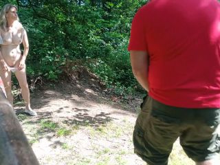 Old Sexy Hitchhiker Whore From Street Fucked In Forest With And Then Wi-5