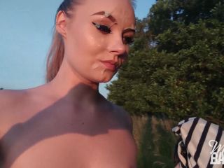 Huge Facial by the Sea at Sunrise Creampie!-9