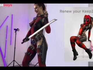 [GetFreeDays.com] Sexy Deadpool Body Paint Cosplay by Naked News Anchor  Marina Valmont Adult Leak April 2023-8