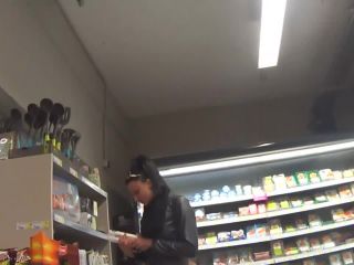 Spying on posh girl inside the  supermarket-5