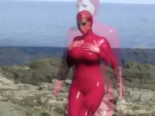 [GetFreeDays.com] bianca-beauchamp 2008 interlude-red-catsuit- latex gloves porn-2