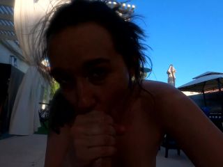 M@nyV1ds - SinnSage - Poolside Blowjob Sinn Sage-8