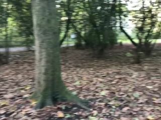 British slut fucks in forest(vids)-1