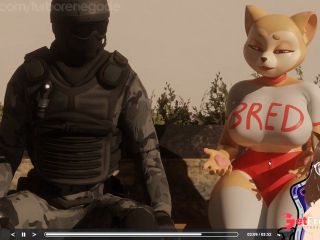 [GetFreeDays.com] Busty furry gets fucked by a wolf with a huge cock and defends her from the police Furry animation Adult Clip June 2023-9