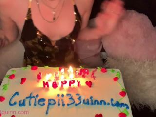 Cutiepii33quinn - BIRTHDAY CAKE SMASH - Transsexual-1