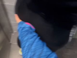 My Gym Partner And I Found Each Other Horny And Ended Up Masturbating In The Gym Bathroom. 720p-7