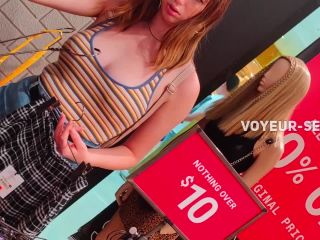 Voyeur inspects an epic spoiled brat kind of girl Voyeur!-3