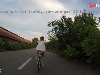 [GetFreeDays.com] Flashing tits and pussy while riding my bicycle in public Adult Stream July 2023-9