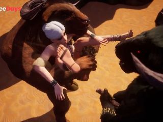 [GetFreeDays.com] Sexy busty babe gets fucked by three huge minotaur cocks in extreme Wild Life sex Sex Video February 2023-1