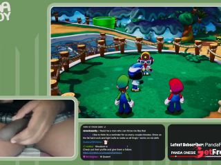 [GetFreeDays.com] PandaFemboy Plays Mario and Luigi Brothership Part 3 Porn Stream December 2022-8