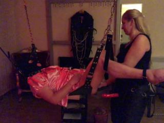 online adult clip 35 Miss Sandra - Pegging The Sissy On The Sling - femdom - fetish porn kami tora femdom-2