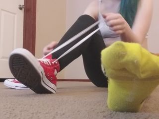 free porn clip 43 Frosty Princess - So Stinky After Workout - socks fetish - pov ebony fetish porn-3