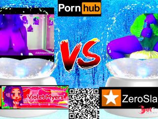 [GetFreeDays.com] Violet Myers VS 38CM15Inch Black Dick ZeroSlashVS Snow Globe-Style Cosmic Tier Adult Clip April 2023-0