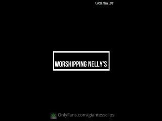 adult video clip 19 fetish world Larger Than Life – Worshipping Nellys Feet and Ass, giantess video on fetish porn-9