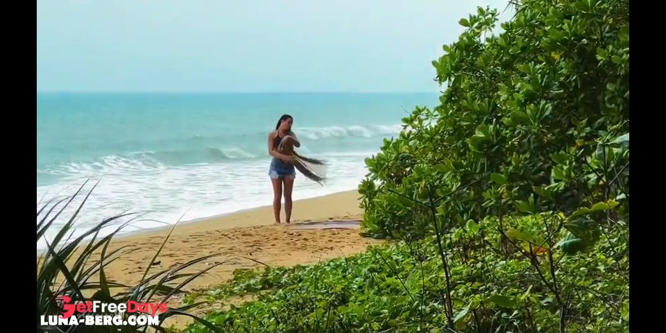 [GetFreeDays.com] Sex on a nudist beach, spied on a hottie and fucked her on the ocean shore Adult Leak May 2023