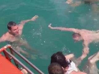 Horny boys and girls in the water-4