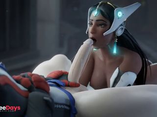 [GetFreeDays.com] Sombra Taking A Big Load Of Cum In Her Mouth Adult Clip April 2023-3