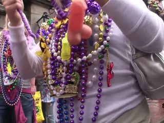 Mardi Gras Chicks on Bourbon Street SmallTits!-7