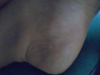 Candid ebony dirty soles college feet in flip-4