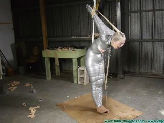 free video 12 cast fetish sex Rachel Encased In Pantyhose Then A Mummified Strappado-Part 4, bdsm on femdom porn-5