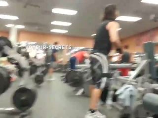 Muscular ass spotted in the  gym-1
