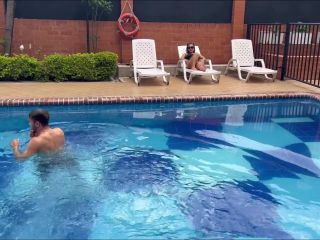 I Seduce My Neighbor Brian Evansx In The Pool To Fuck My Wet Pussy, Blowjob  Creampie Naty Delgado 1080p-0