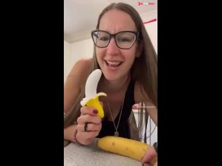 [GetFreeDays.com] MILF Trisha fucks herself with her Banana and licks off her juices Sex Clip March 2023-0