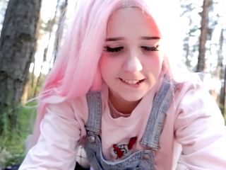 Cutie Took Me To The Forest And Gave Me A Hot Blowjob 1080p-6